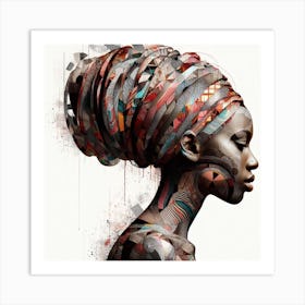 African woman Art Print