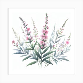 Flower of Willow herb 3 Art Print