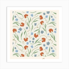 April Flowers Art Print