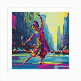 Indian Dancer Art Print