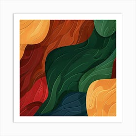 Abstract Watercolor Painting 23 Art Print