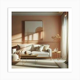 Neutral Living Room Art Print