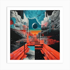 Inverse Horizons Art Print