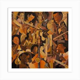 Jazz Musicians 15 Art Print