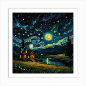 Starry Night 14 Art Print