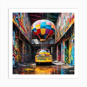 Hot Air Balloon Art Print