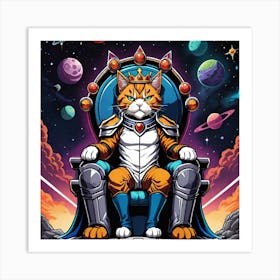 The almighty CAT Art Print