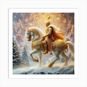 King Of The Gods 3 Art Print