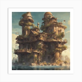 Fantasy Castle 4 Art Print