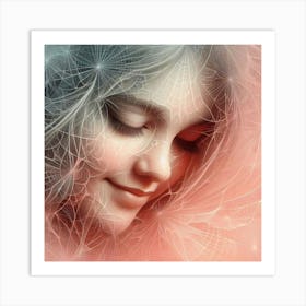 Dreaming Girl Art Print