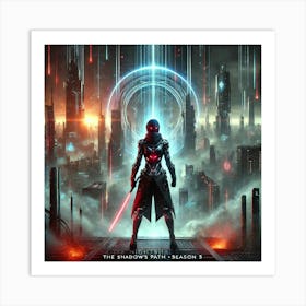 A Dramatic And Cinematic Sci Fi Title Scene Season 5 Art Print