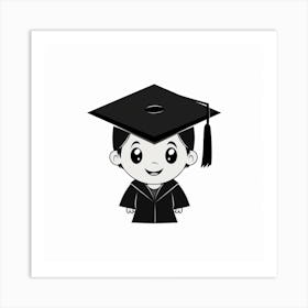 Graduation Boy Art Print