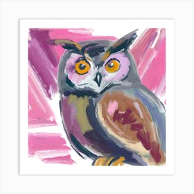 Owl 08 Art Print