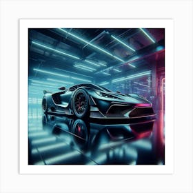 Futuristic Sports Car 44 Art Print