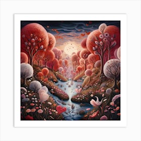 Surreal Love Garden By Csaba Fikker 31 Art Print