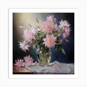 Flowers In A Vase 3 Art Print