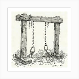 Swing Set Art Print