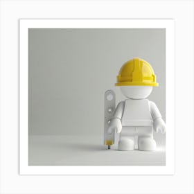 Construction Worker 2 Art Print