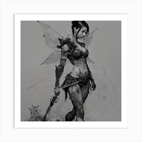 Dirty fairy Art Print