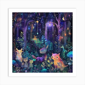 Fairy Forest 3 Art Print