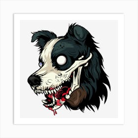 Zombie Dog 3 Art Print