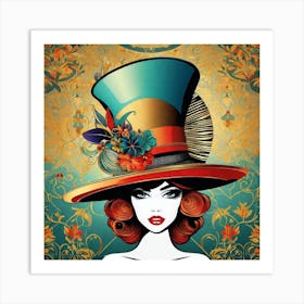 Top Hat 1 Art Print