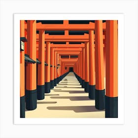 Fushimi Inari 1 Art Print