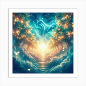 Way To Heaven Art Print