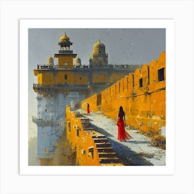 Rajasthan By Rajeshwari Art Print