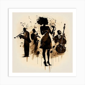 Jazz Music 10 Art Print