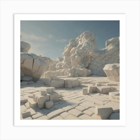 Rocky Landscape 1 Art Print