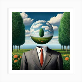 Man In A Tree Art Print