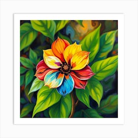 Dahlia Flower 1 Art Print