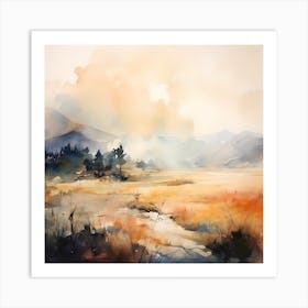 Sicilian Serenity: Ethereal Abstracts 1 Art Print