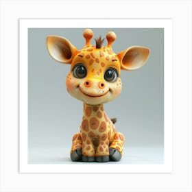 Giraffe 45 Art Print