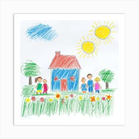 Children'S Drawing 1 Art Print