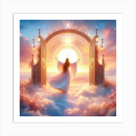 Angelic Gate Art Print