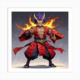 Ninja Warrior 1 Art Print