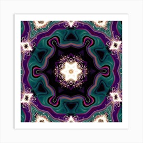 Purple Mandala 2 Art Print