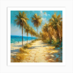 Paradise Beach Art Print