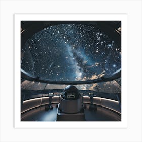 Space Observatory Art Print