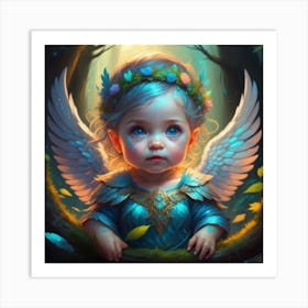 Angel Baby Art Print