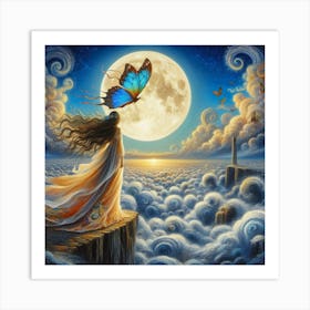 Dreaming Of A Butterfly Art Print