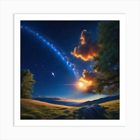 Sky Is Blue Art Print