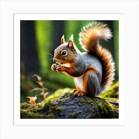 Red Squirrel 10 Art Print