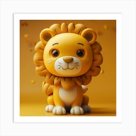 Cute Simba Art Print