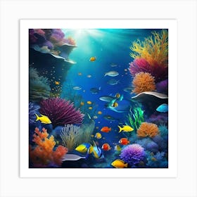 Coral Reef 9 Art Print