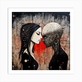 Lovers By Csaba Fikker 93 Art Print