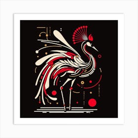 Chinese Rooster Art Print