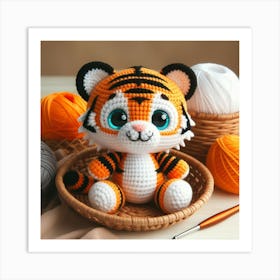 Amigurumi, Tiger 2 Art Print